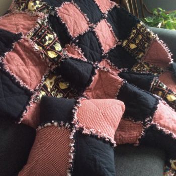 Bargello,Black,Grey,White - photos of details