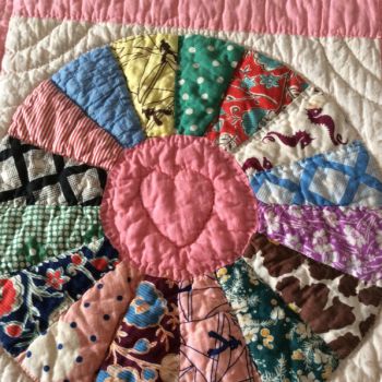 Antique Pink Dresden  - photos of details