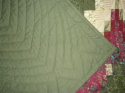 Bargello - Sage, Burgundy & Gold - photos of details