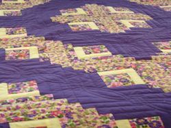 Log Cabin-Purple - photos of details