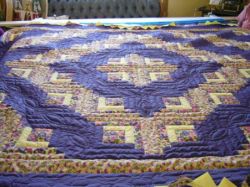 Log Cabin-Purple - photos of details