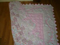Appliqued Baby Quilt - photos of details
