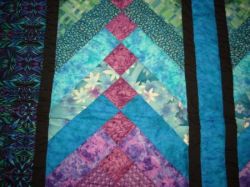 Braid Lap Quilt - photos of details