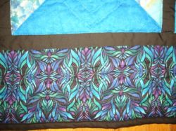 Braid Lap Quilt - photos of details
